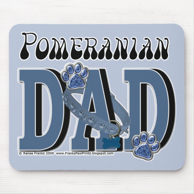 Pomeranian DAD Mouse Pad (Front)