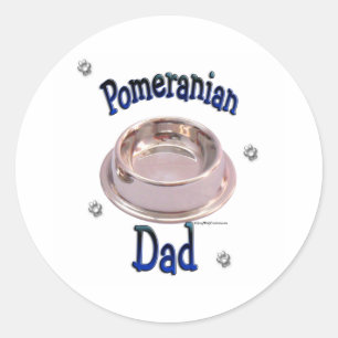 Pomeranian Dad - Sticker