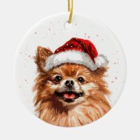 Pomeranian Dog Christmas Personalized