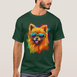 Pomeranian Dog Dog Breed for a Pomeranian Lovers v T-Shirt