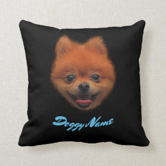 Pomeranian Dog Face Create Your Own Cushion