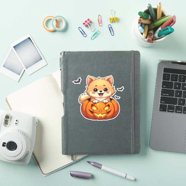 Pomeranian dog Happy Halloween pumpkin Classic T-S (iPad Cover)
