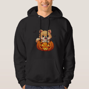 Pomeranian dog Happy Halloween pumpkin Classic T-S Hoodie
