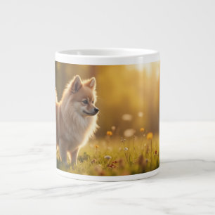 Pomeranian Dog Large Coffee Mug
