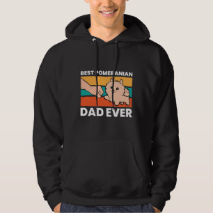 Pomeranian Dog Owner Best Pomeranian Dad Ever Hoodie