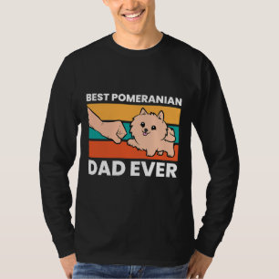 Pomeranian Dog Owner Best Pomeranian Dad Ever T-Shirt