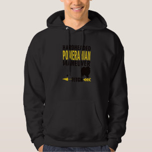Pomeranian  Dog Owners K9 Puppy Hardheaded Manueve Hoodie