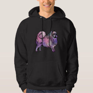 Pomeranian Dog Watercolor 43 Hoodie