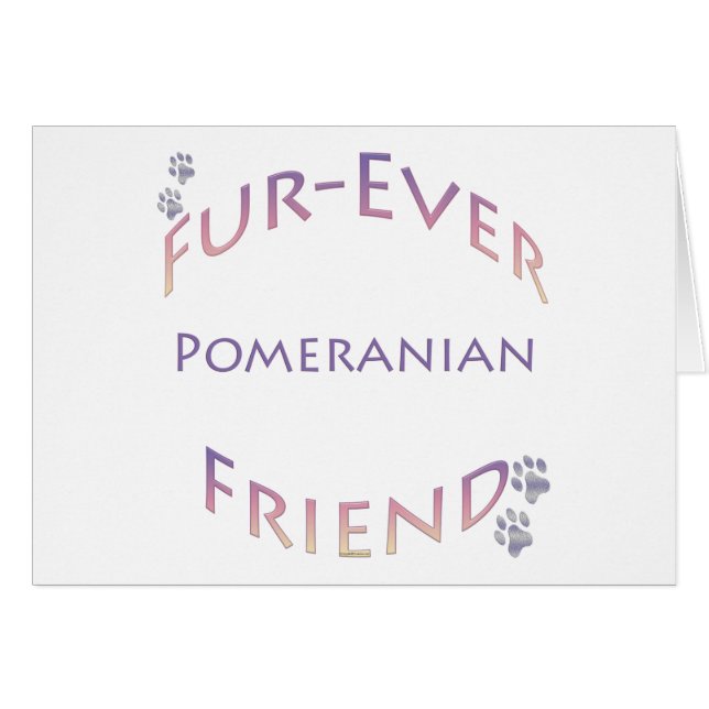Pomeranian Furever (Front Horizontal)