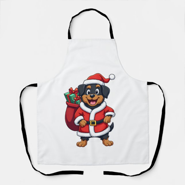 Pomeranian Gift Surprise Apron (Front)