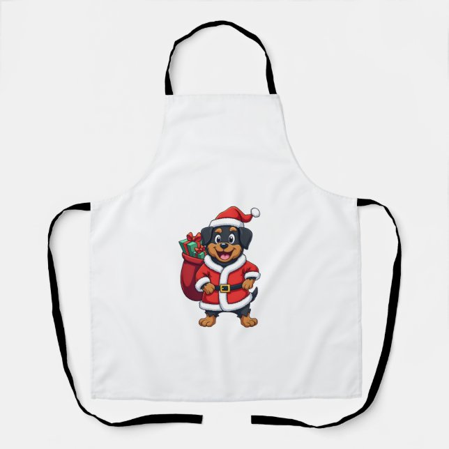 Pomeranian Gift Surprise Apron (Front)