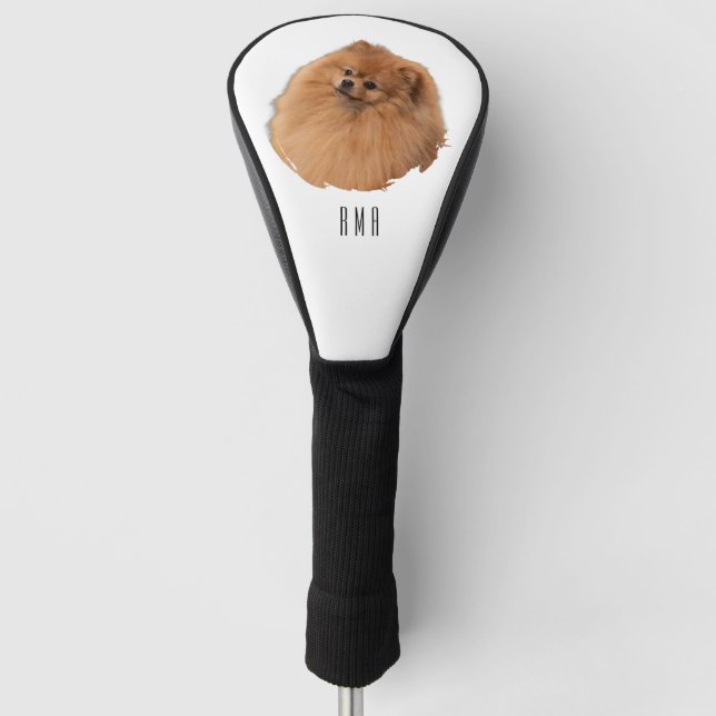 Pomeranian Golf Head Cover (Front)