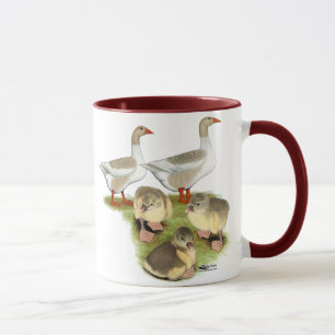 Pomeranian Goose Family Mug