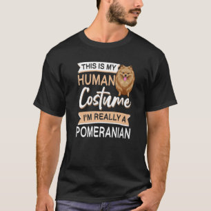Pomeranian Halloween Dog Apparel For Pom Dog 1 T-Shirt