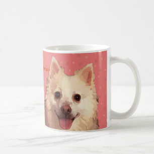 Pomeranian in Peach Colours Mug
