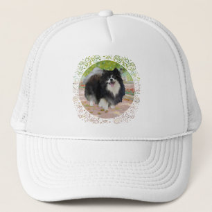 Pomeranian in Shady Promenade Trucker Hat