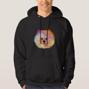 Pomeranian In Watercolors Hoodie