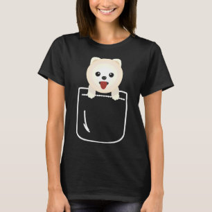 Pomeranian In Your Front Pocket Funny Dog Lover T-Shirt