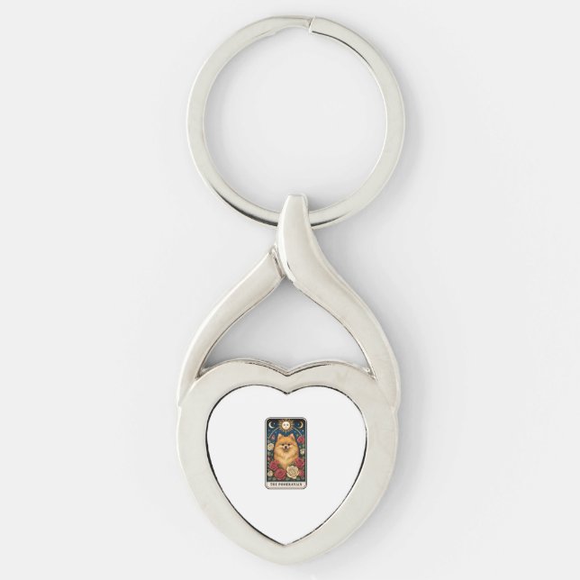 Pomeranian Key Ring (Front)