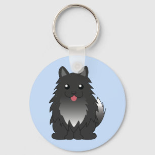 Pomeranian Key Ring