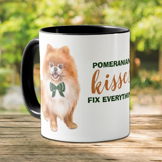 Pomeranian Kisses Fix Everything Mug (Creator Uploaded)