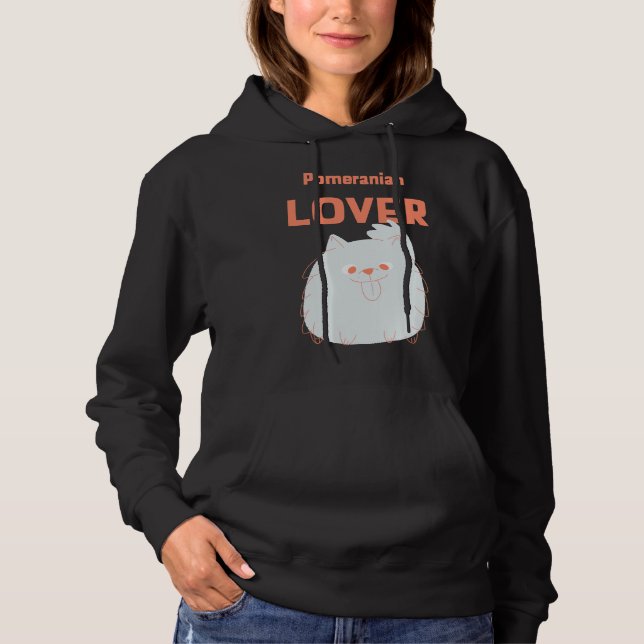 Pomeranian Lover Hoodie (Front)