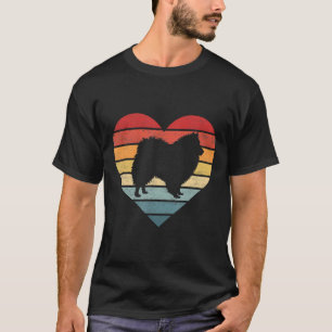 Pomeranian Lover Owner Retro Sunset Pom Dog Silhou T-Shirt