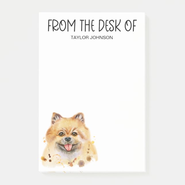 Pomeranian Lover Post-it Notes (Front)