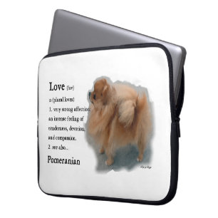 Pomeranian Lovers Gifts Laptop Sleeve
