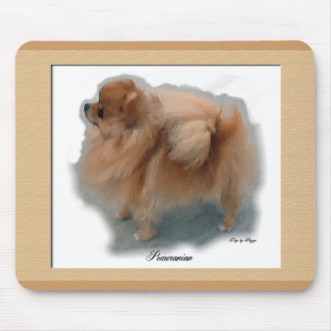Pomeranian Lovers Gifts Mouse Pad (Front)