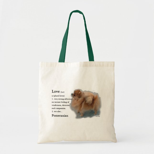 Pomeranian Lovers Gifts Tote Bag (Front)