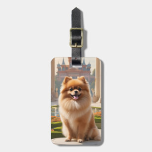 Pomeranian Luggage Tag