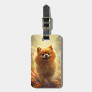 Pomeranian Luggage Tag