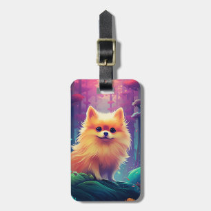 Pomeranian Luggage Tag