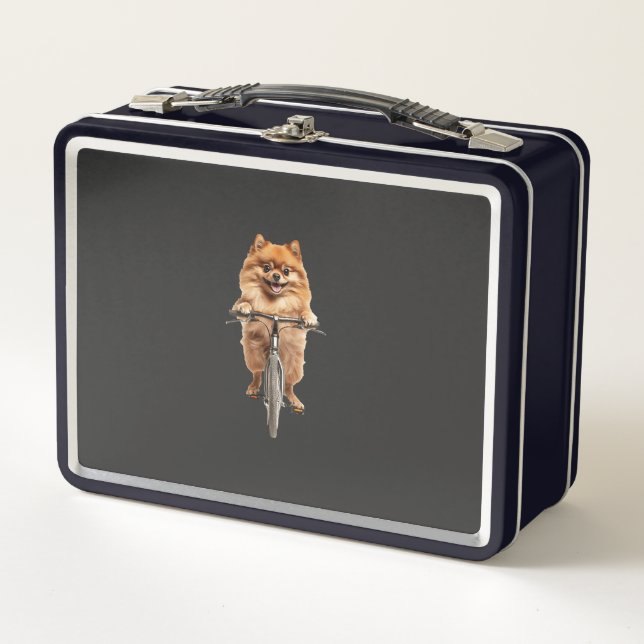 Pomeranian Metal Lunch Box (Front)