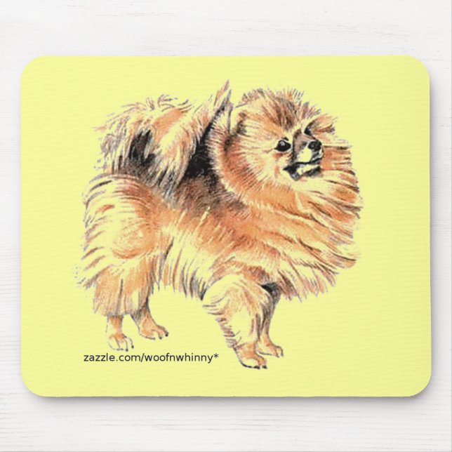 Pomeranian! Mouse Pad (Front)