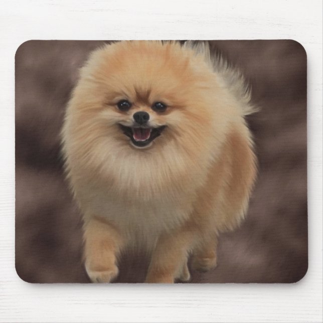 Pomeranian Mouse Pad (Front)