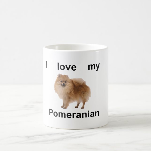 Pomeranian mug (Center)