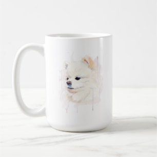Pomeranian Mug – Pom Dog Coffee Mug, Watercolor