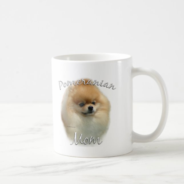 Pomeranian Mum 2 Coffee Mug (Right)