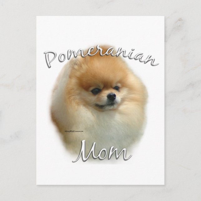 Pomeranian Mum 2 Postcard (Front)