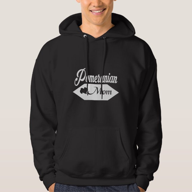 Pomeranian Mum 39 Hoodie (Front)