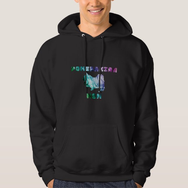 Pomeranian Mum 41 Hoodie (Front)