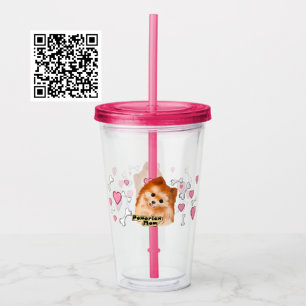 Pomeranian Mum  Acrylic Tumbler