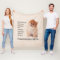 Pomeranian Mum Fleece Blanket