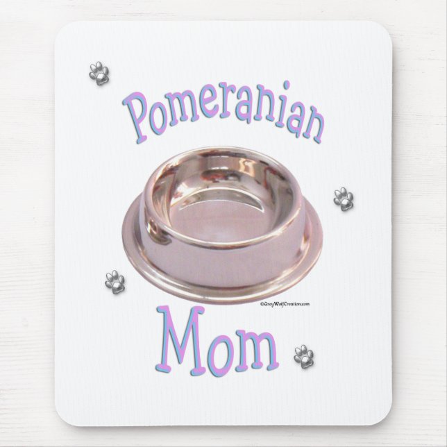 Pomeranian Mum Mouse Pad (Front)
