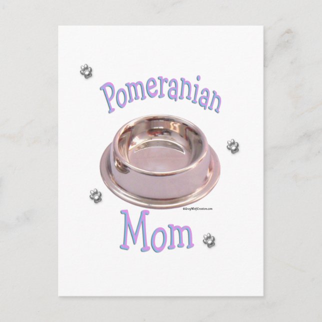 Pomeranian Mum Postcard (Front)