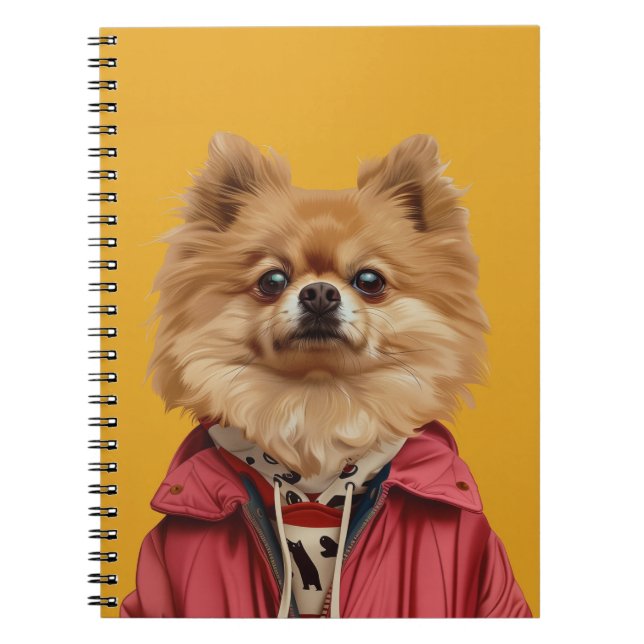 Pomeranian  notebook (Front)