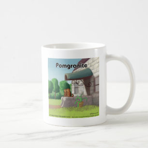 Pomeranian On Granite (Pomegranite) Funny Coffee Mug