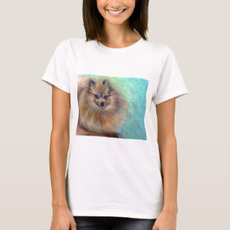 Pomeranian Pastel drawing T-Shirt